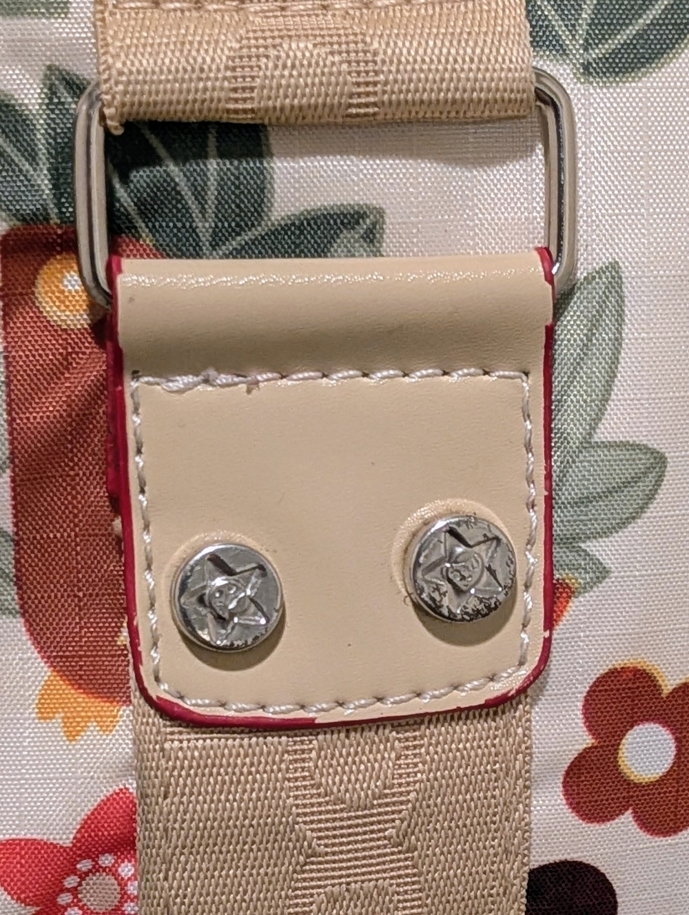 EUC LeSportSac x Tokidoki Animal Floral Print Shoulder Bag with Floral Lining - Picture 4 of 13